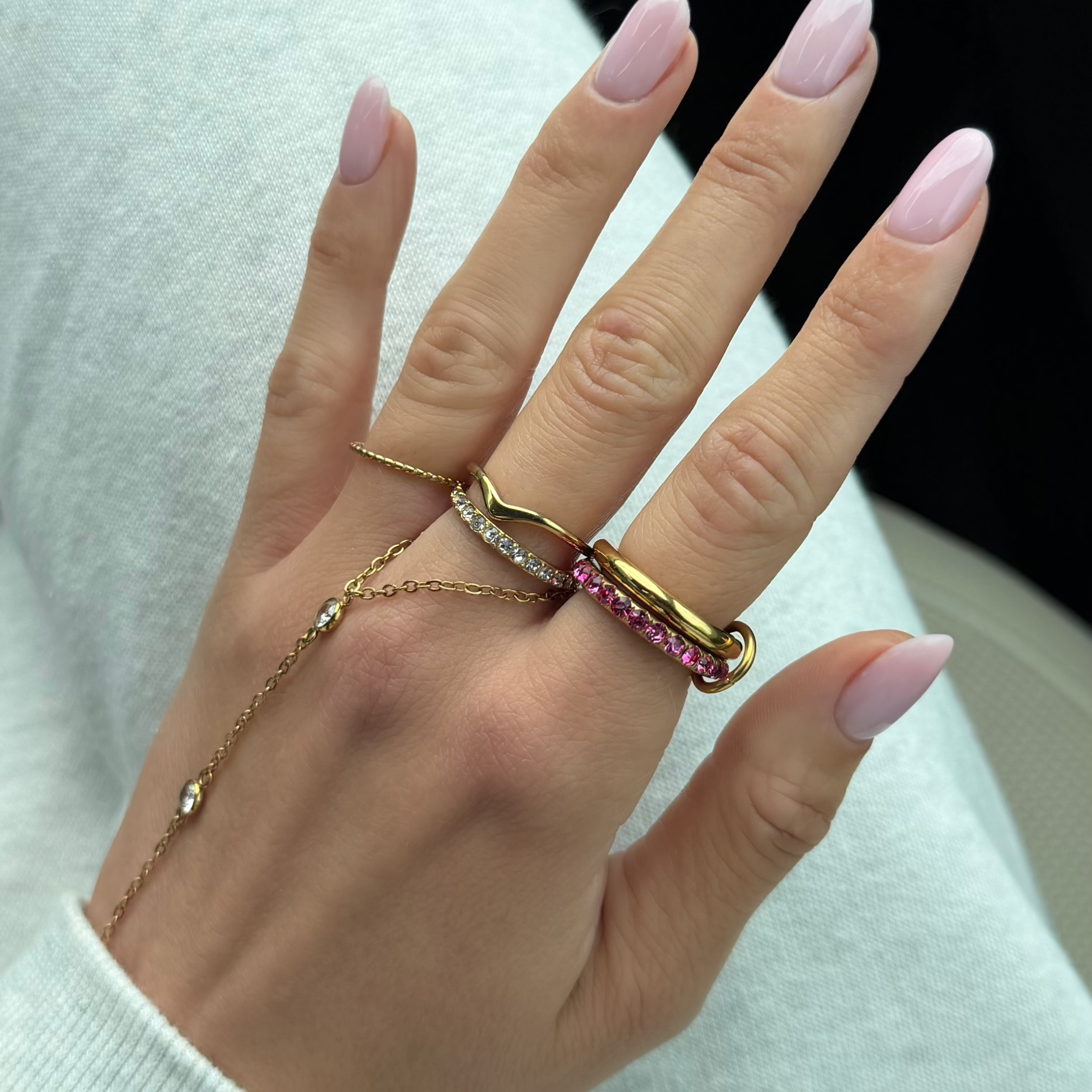 Rosie Glow Stacked Ring - Image 6