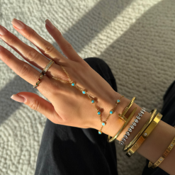 Alternative view of Aqua Dreams Hand Chain