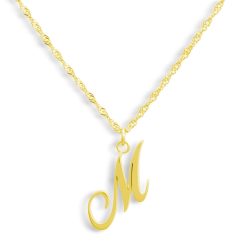 Alternative view of Golden Letter Necklace