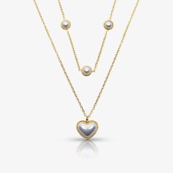 Alternative view of Pearly Love Necklace