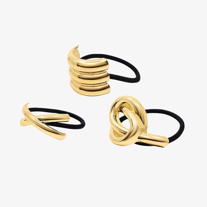 Classy Hair Elastics 3-Pack Set - Image 2