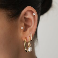 Alternative view of Pure Pearl Earrings