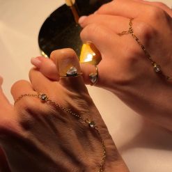 Alternative view of Sweet Swirl Pinky Ring