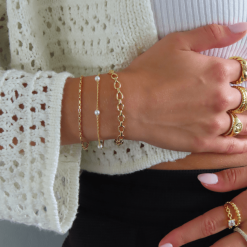 Alternative view of Chained to You Bracelet