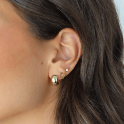 Alternative view of Lucky Flower Earrings