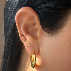 Alternative view of Main Character Hoop Earrings 4 Piece Pack