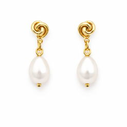 Pearl & Swirl Earrings
