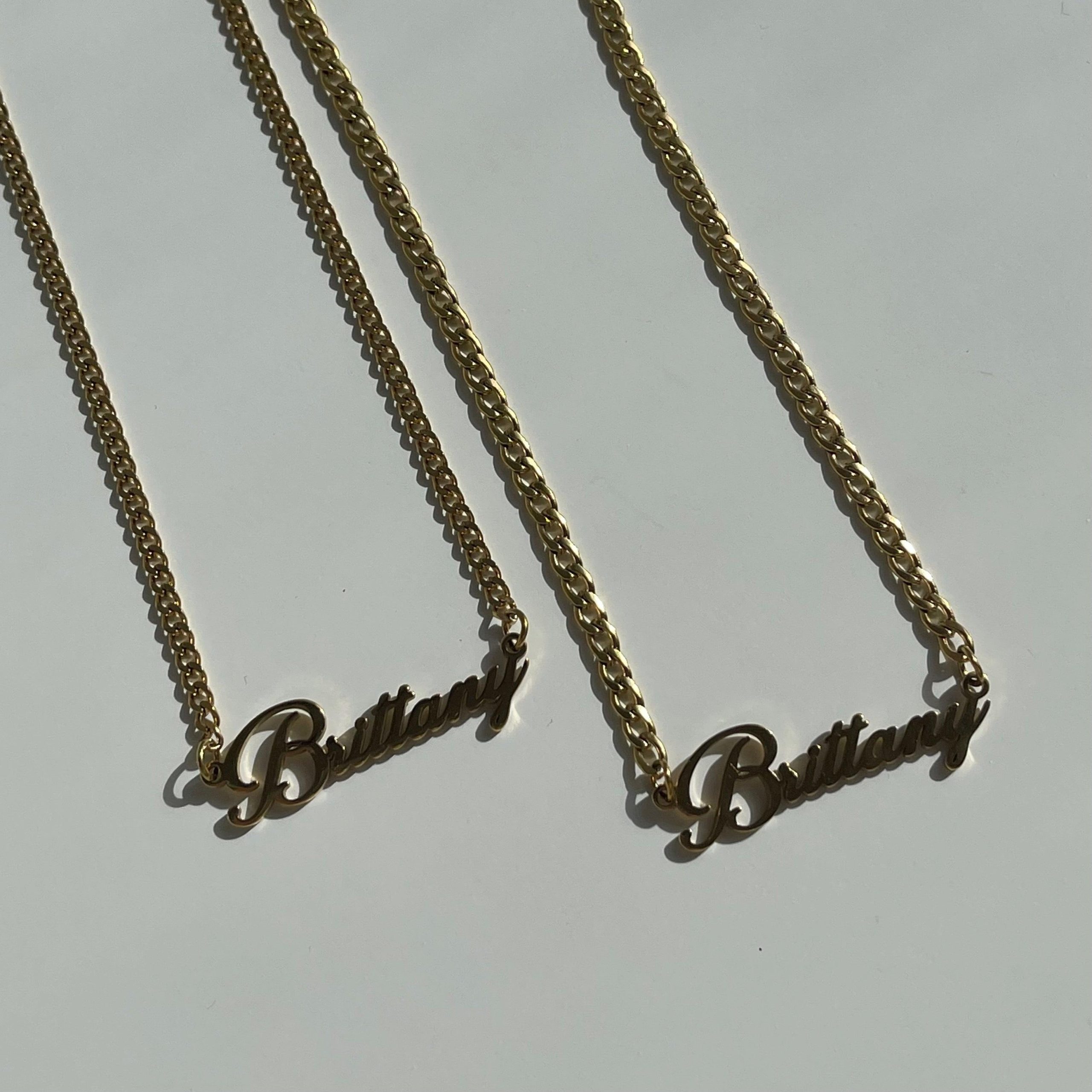 Custom/Personalized Nameplate Curb Necklace - Image 7