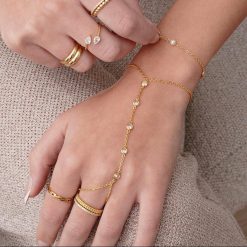 Alternative view of Viral Hand Chains: Anti Tarnish Waterproof