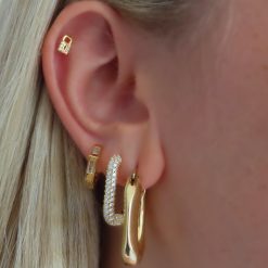 Alternative view of Locked In Earrings