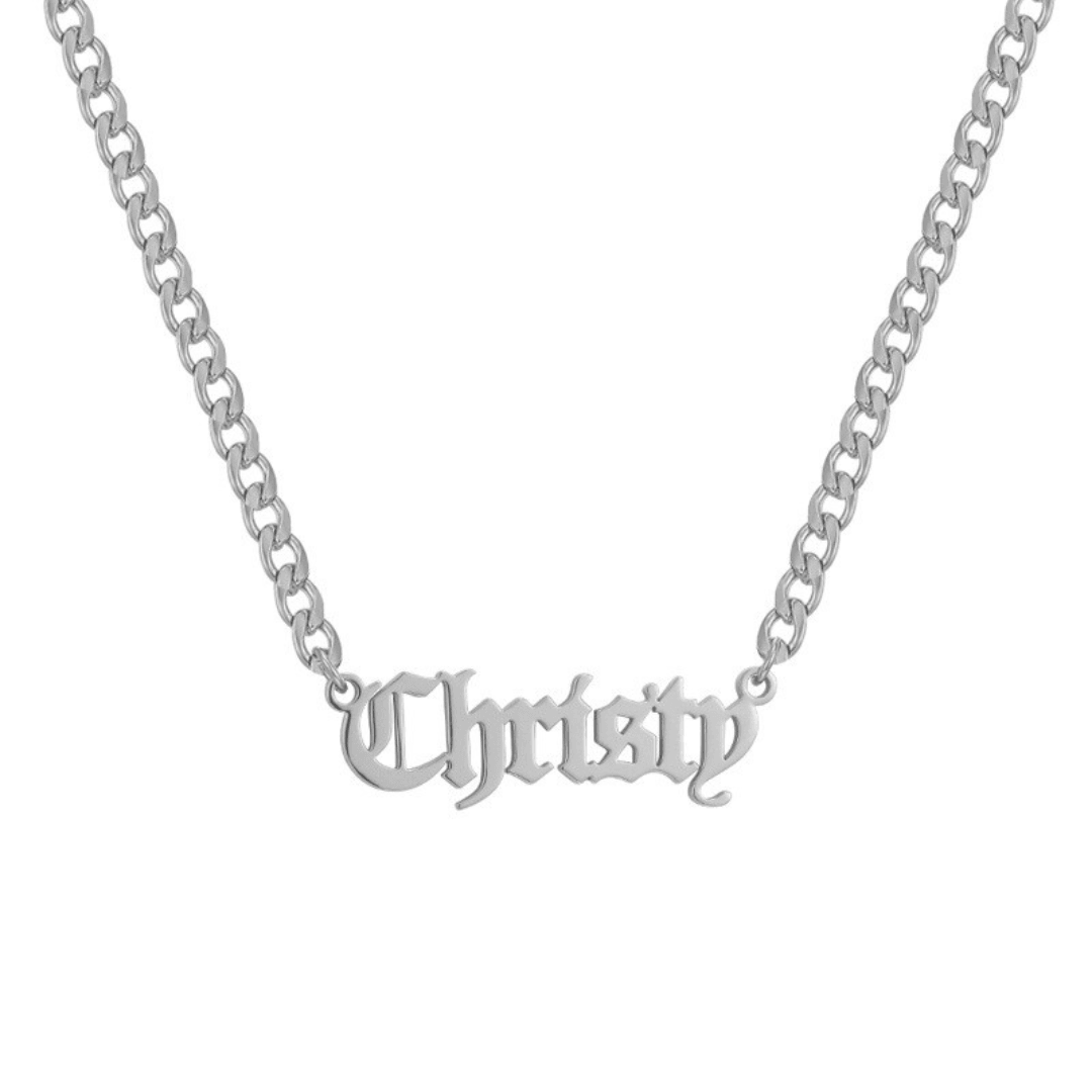 Custom/Personalized Nameplate Curb Necklace - Image 12