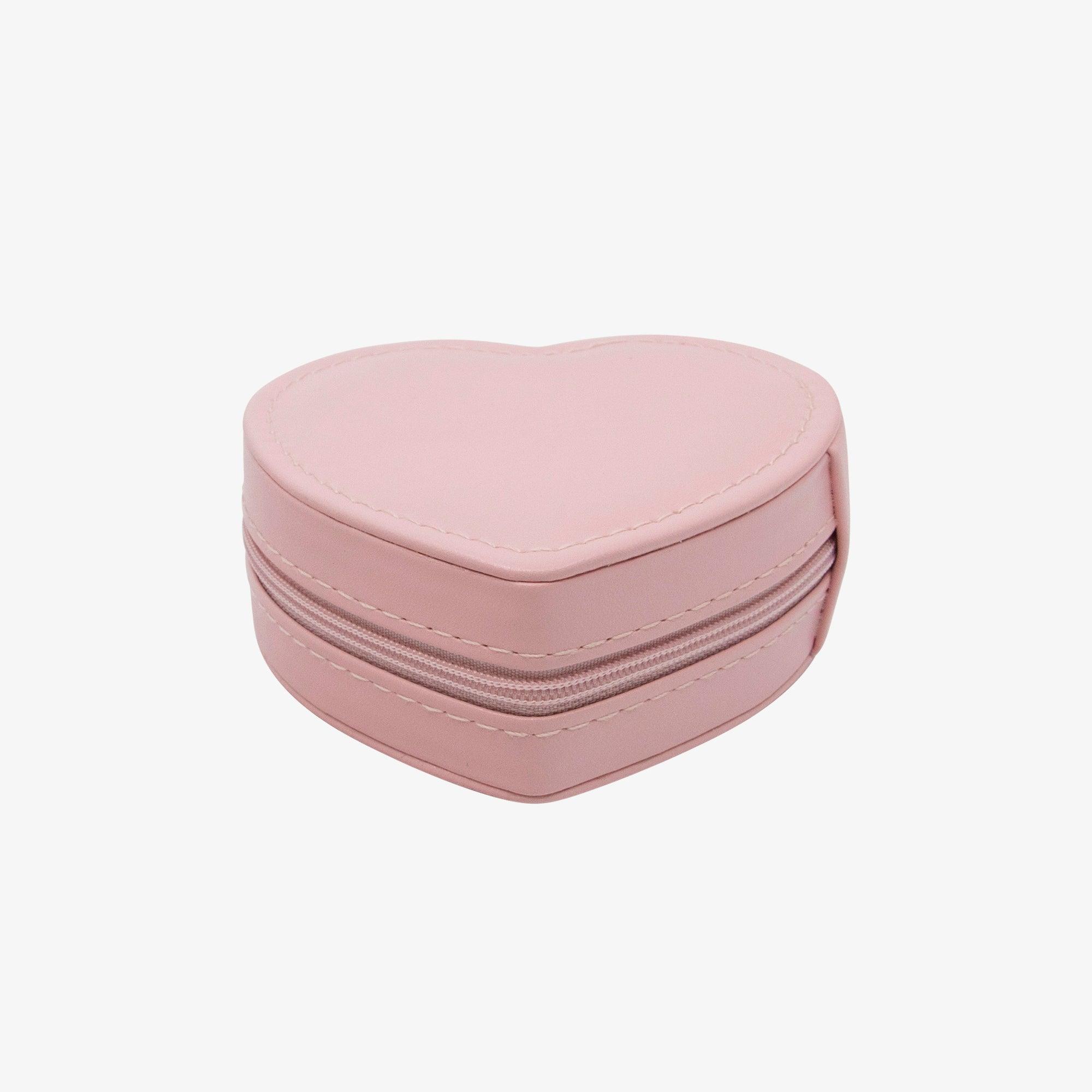 Heart-Shaped Travel Jewelry Case - Image 3