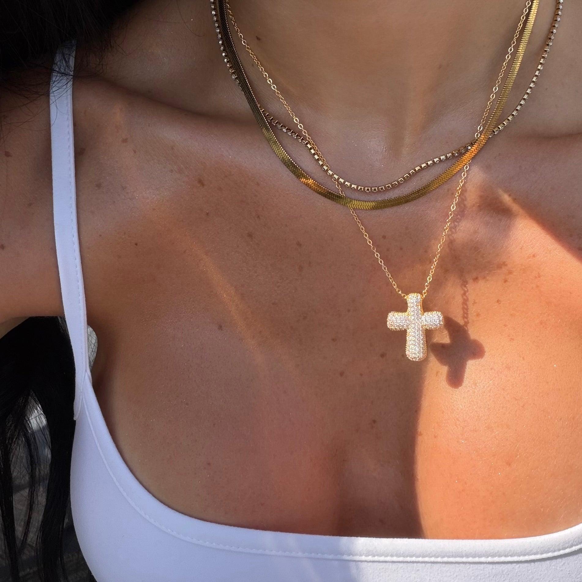 Forever Blessed Cross Necklace - Image 9