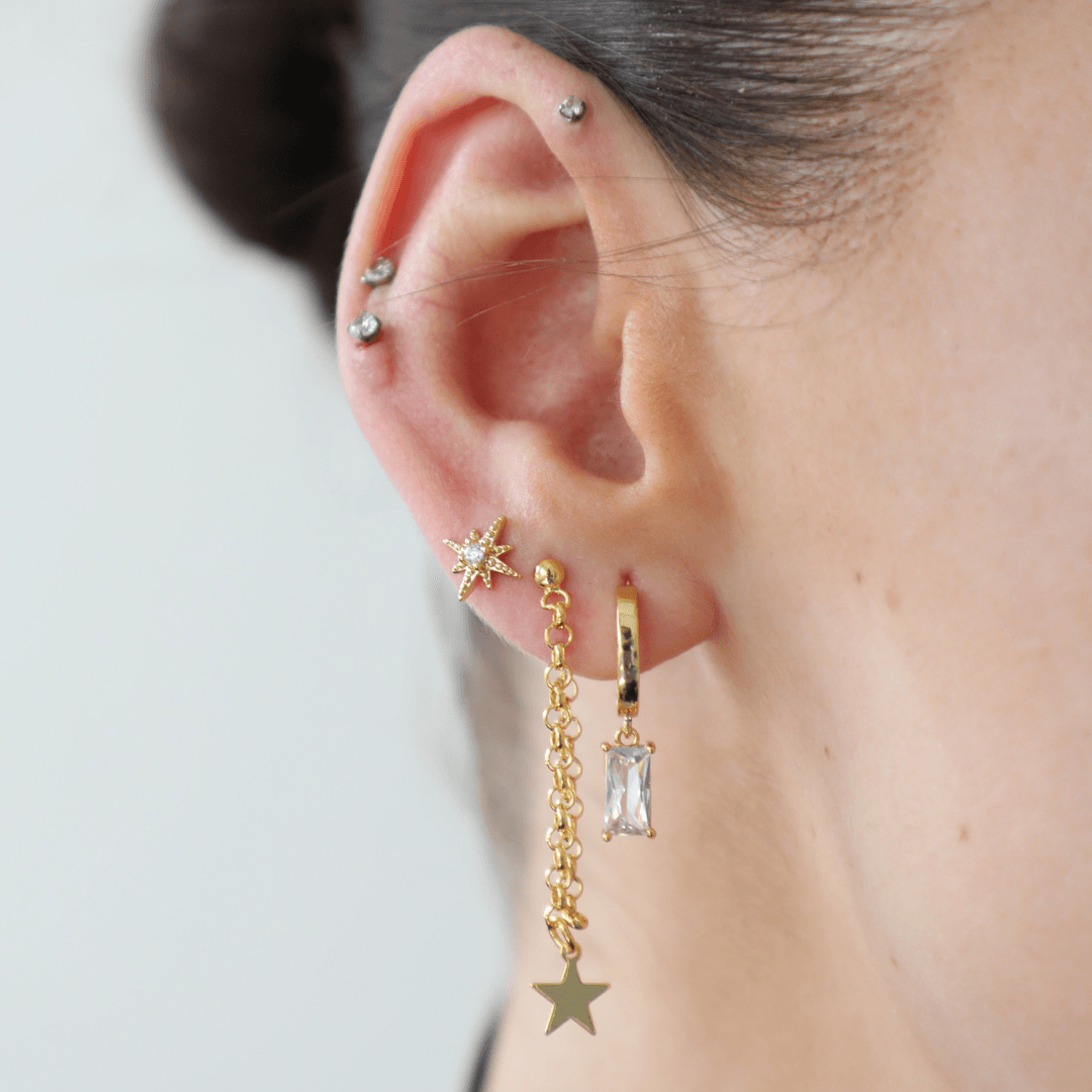 Radiant Star Earrings - Image 3