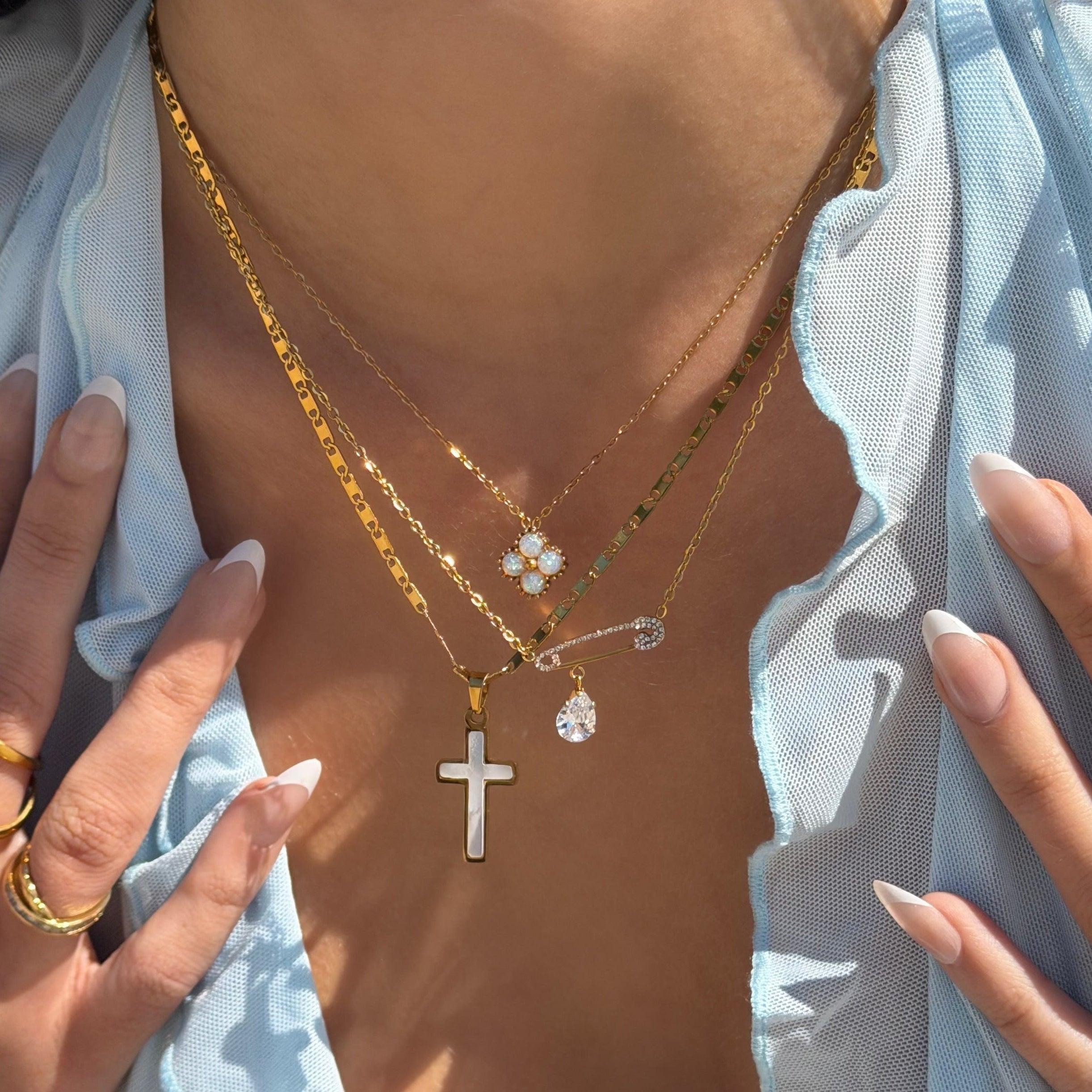 Opal Blossom Necklace - Image 5