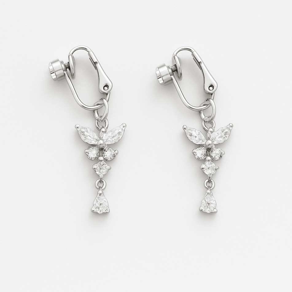 Butterfly Kiss Clip-On Earrings - Image 3