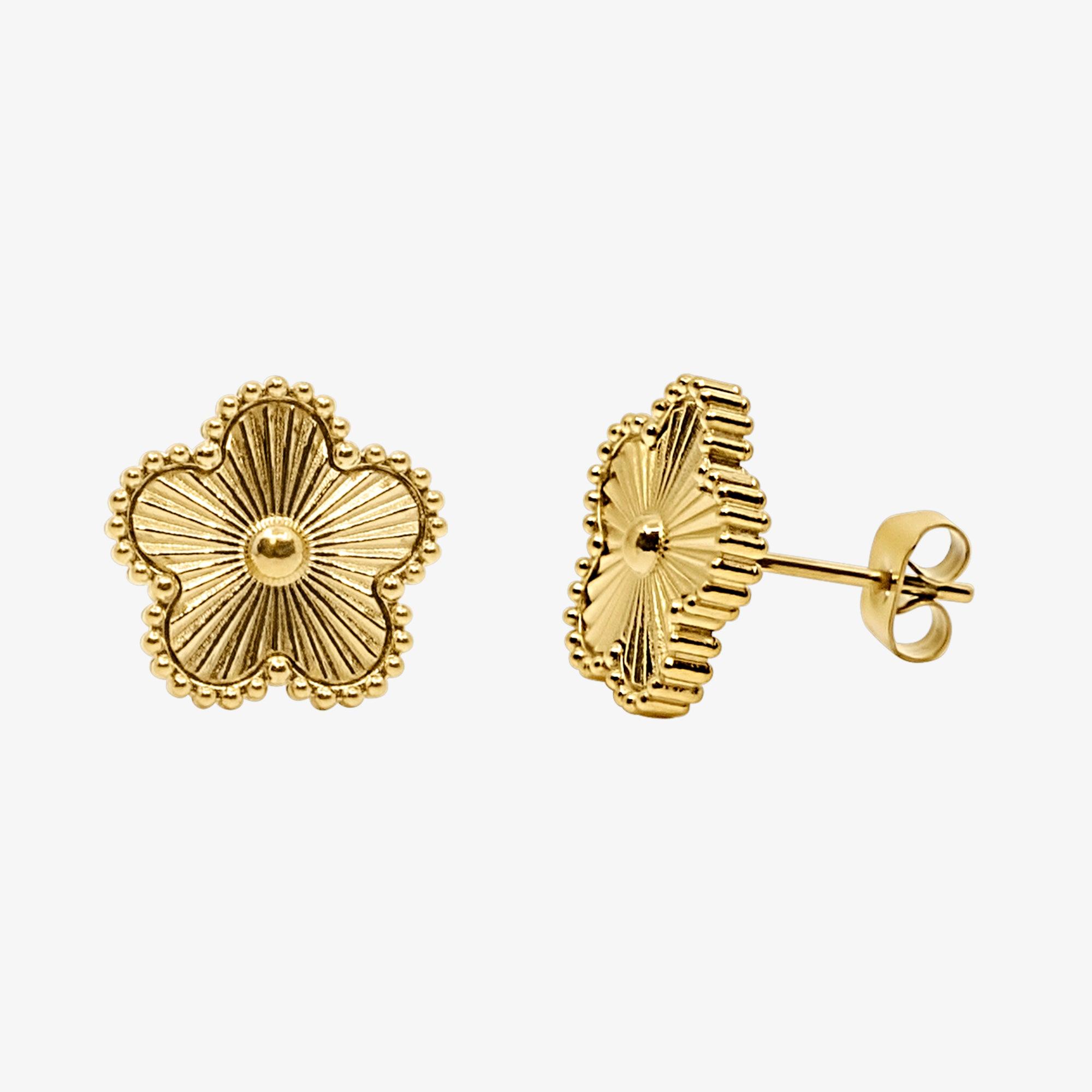 Lucky Bloom Stud Earrings - Image 3