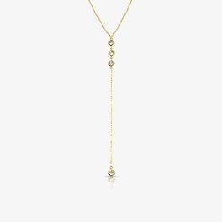 Alternative view of Touch of Glow Lariat Necklace