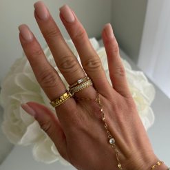 Alternative view of She's a Diva Stacked Ring