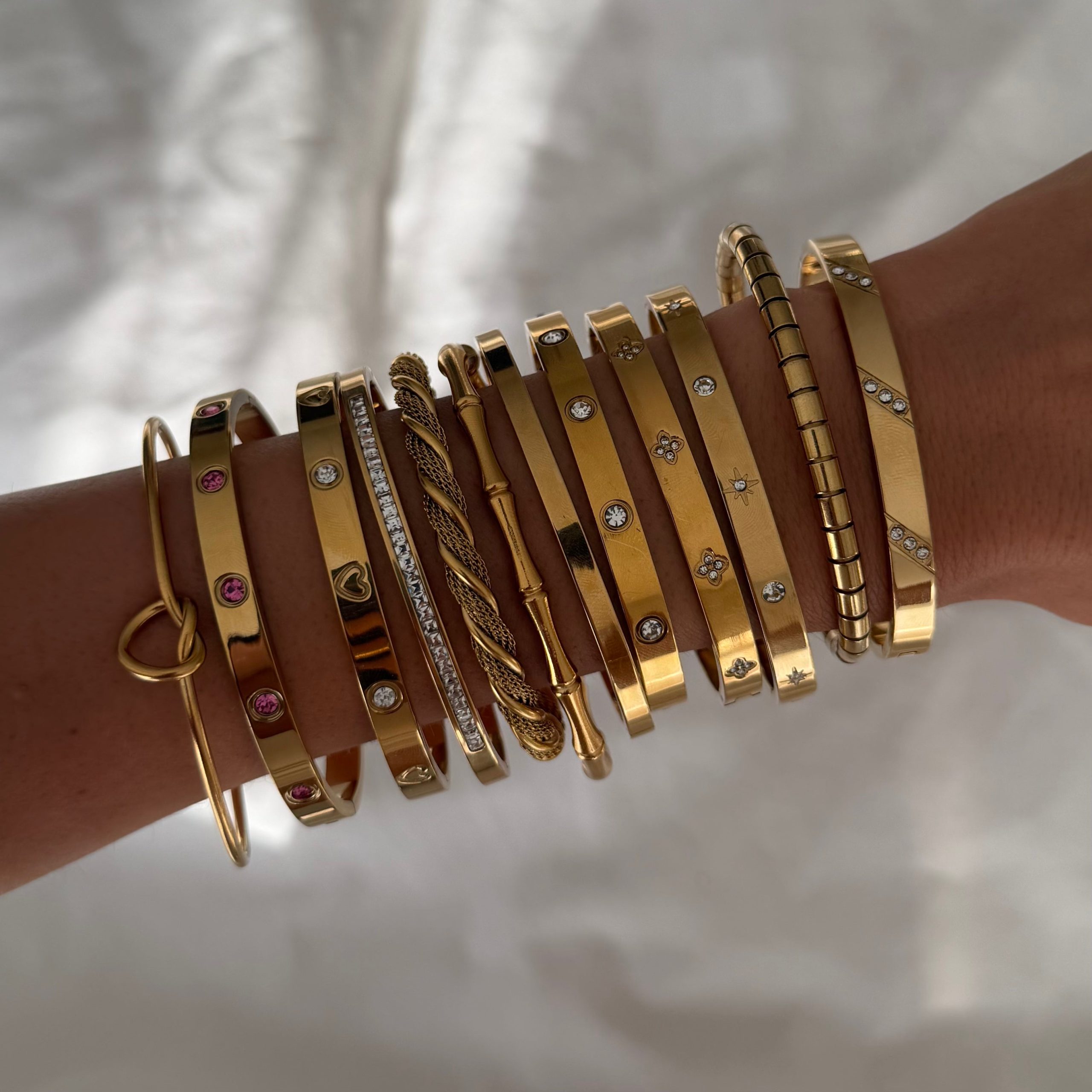 It-Girl Status Tennis Bangle - Image 2