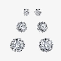 Alternative view of Evryday Icons Stud Earrings 3 Piece Pack
