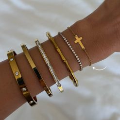 Alternative view of Classic Cross Bracelet
