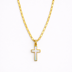 Alternative view of Aura Cross Necklace