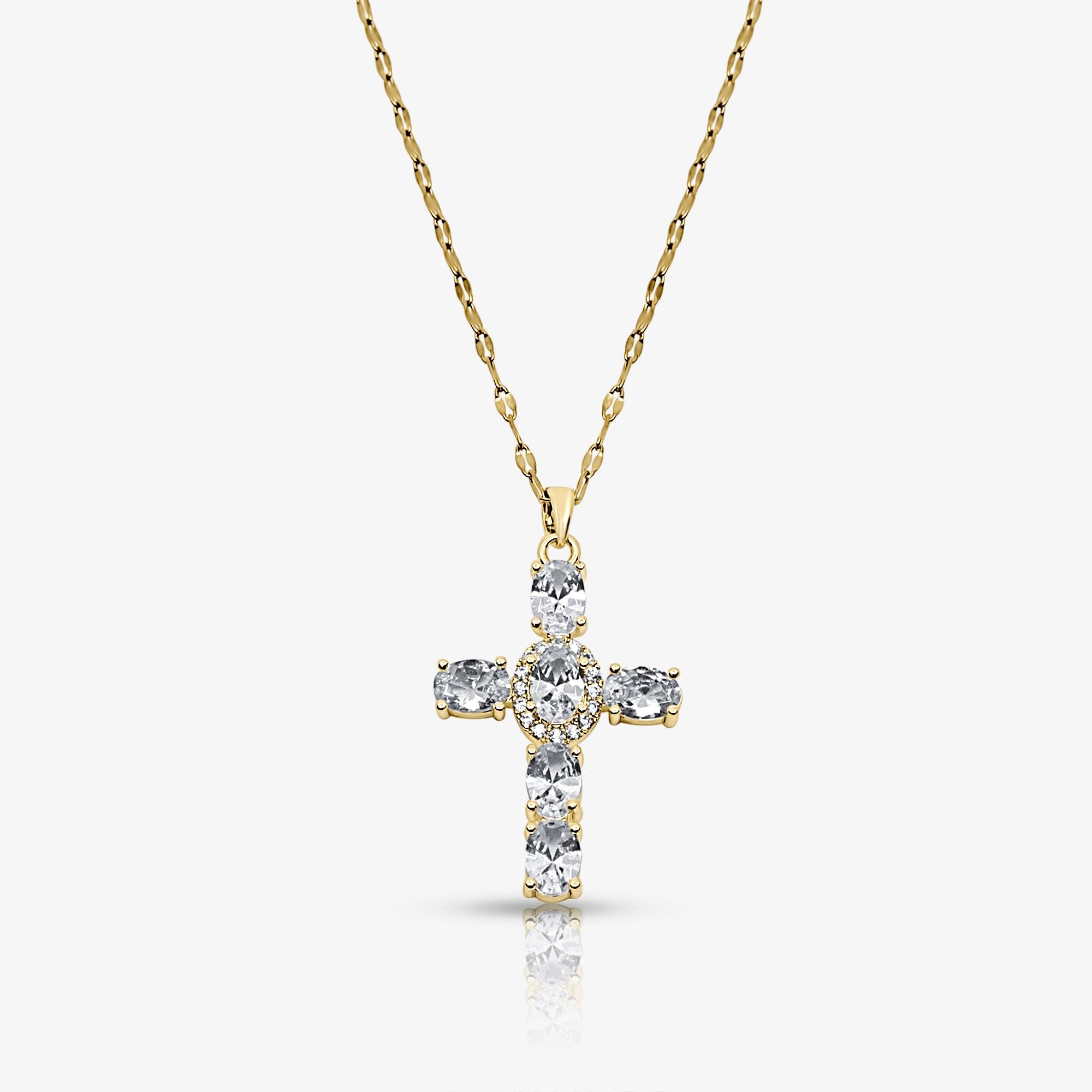 Heavenly Glow Cross Necklace - Image 8