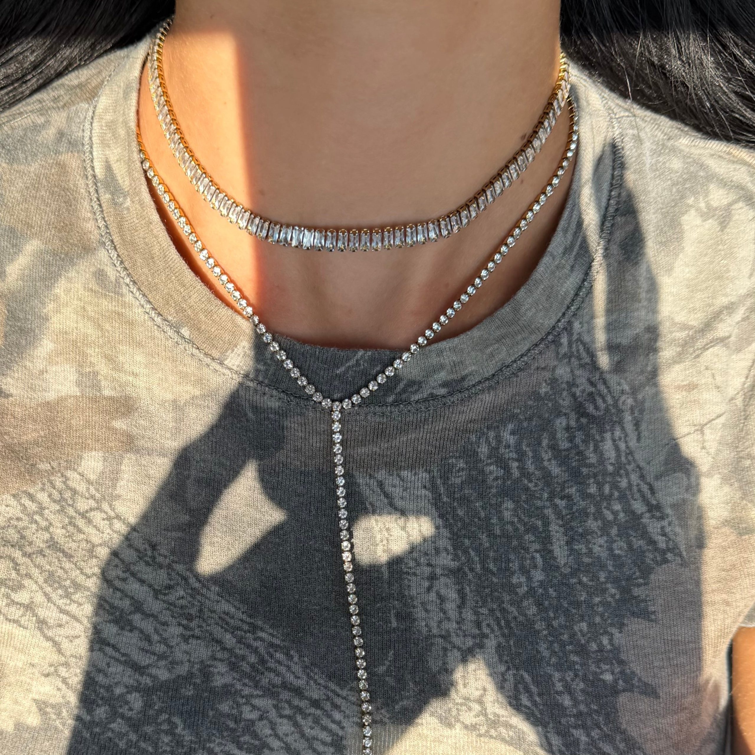 Frost Beam Tennis Choker Necklace - Image 4