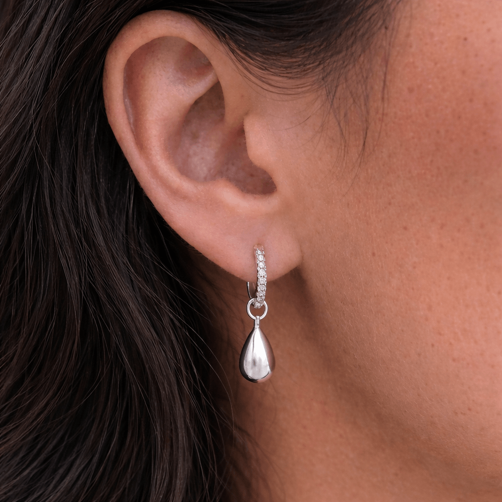 Shimmer Tear Earrings - Image 3