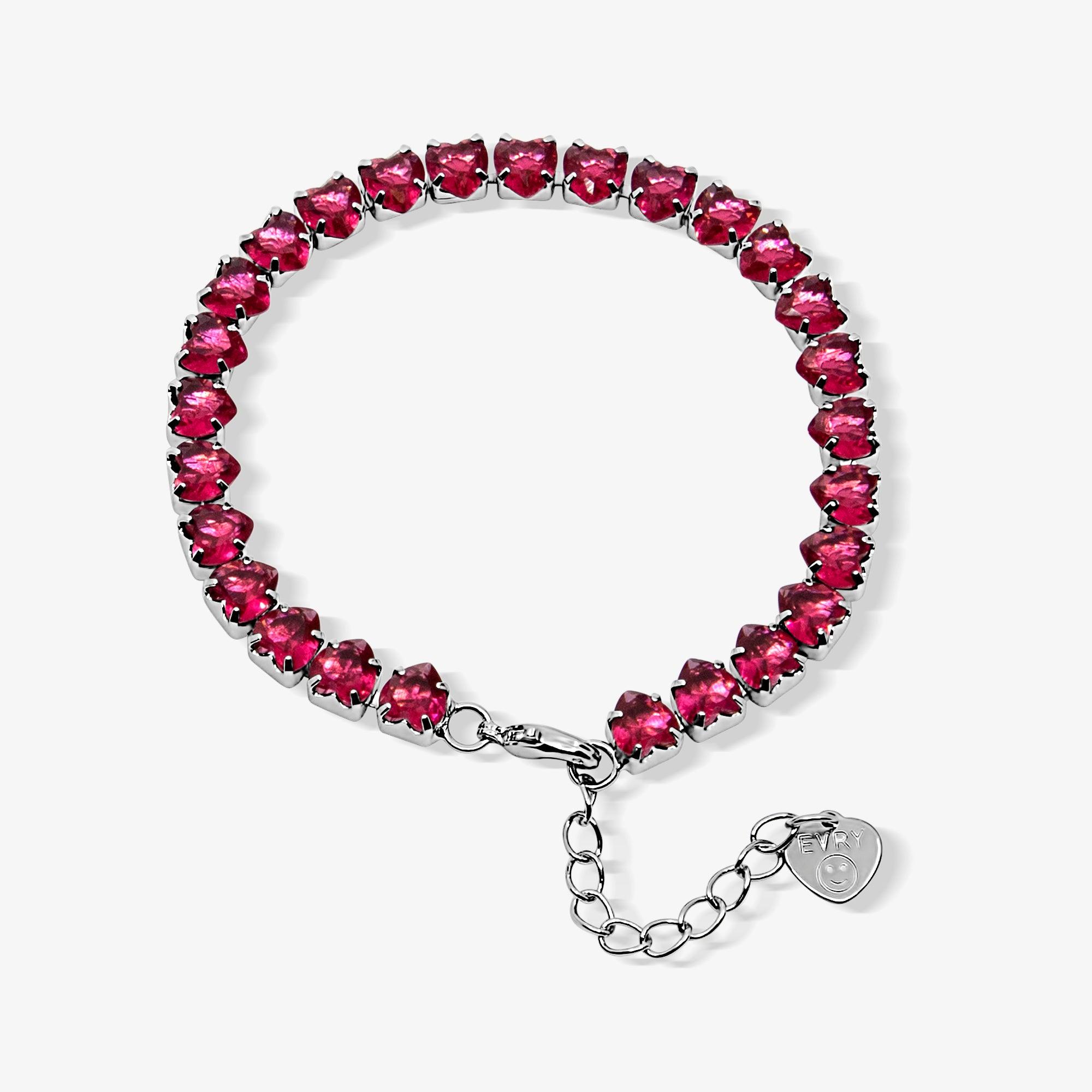 Fergie Heart Tennis Bracelet - Image 10