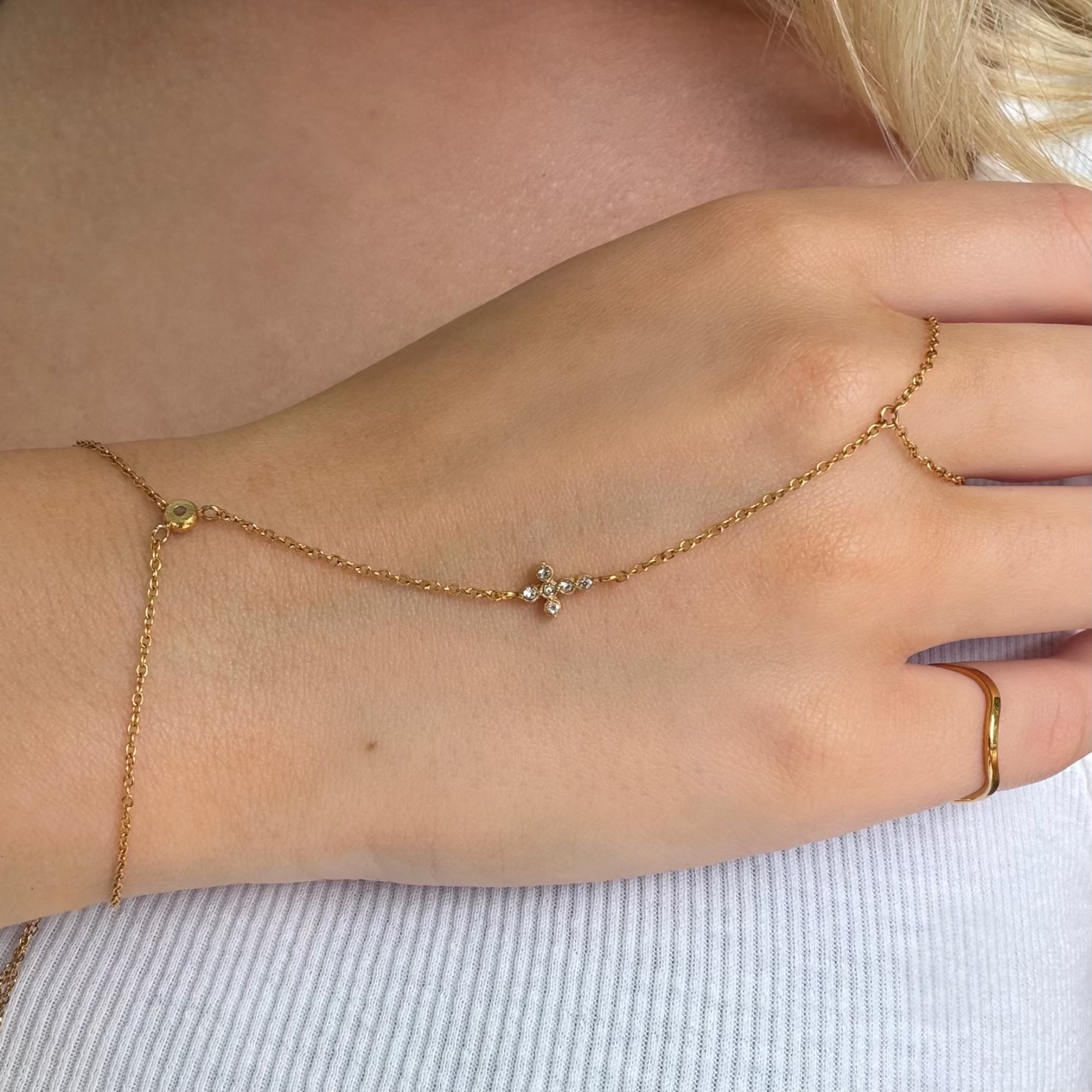 Sunday Angel Hand Chain - Image 4