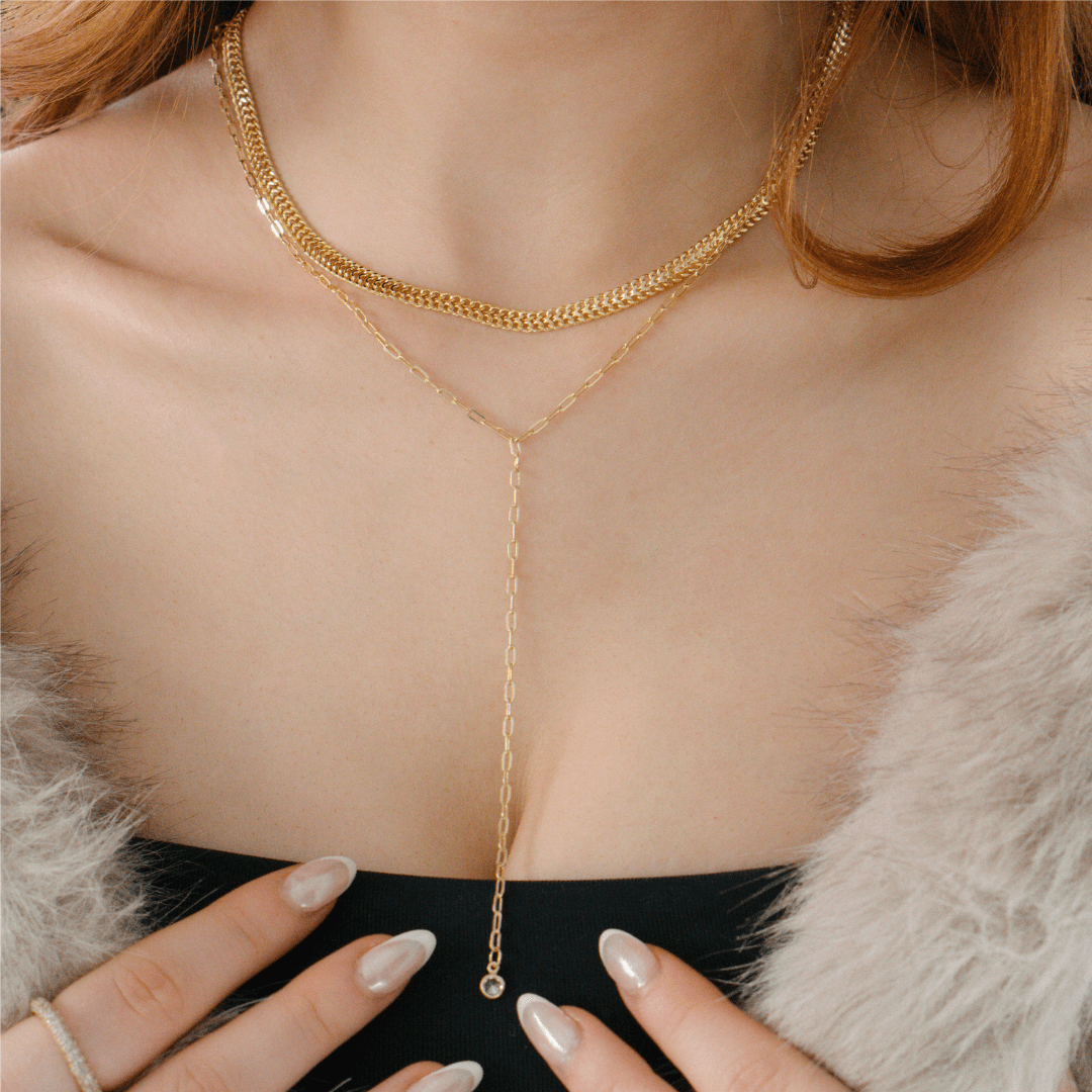 Baby Link Up Lariat Necklace - Image 3