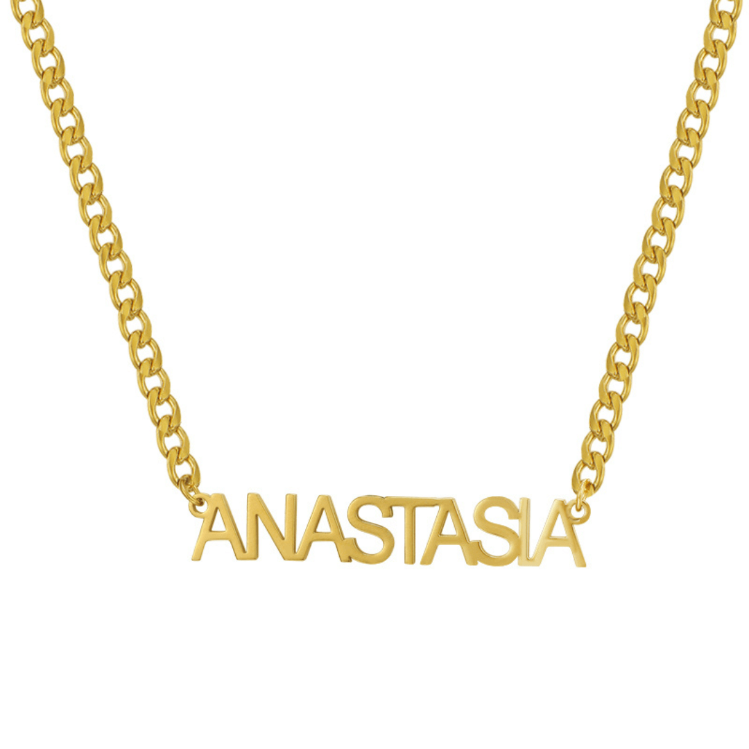 Custom/Personalized Nameplate Curb Necklace - Image 8