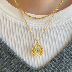 Alternative view of Watching Over You Necklace