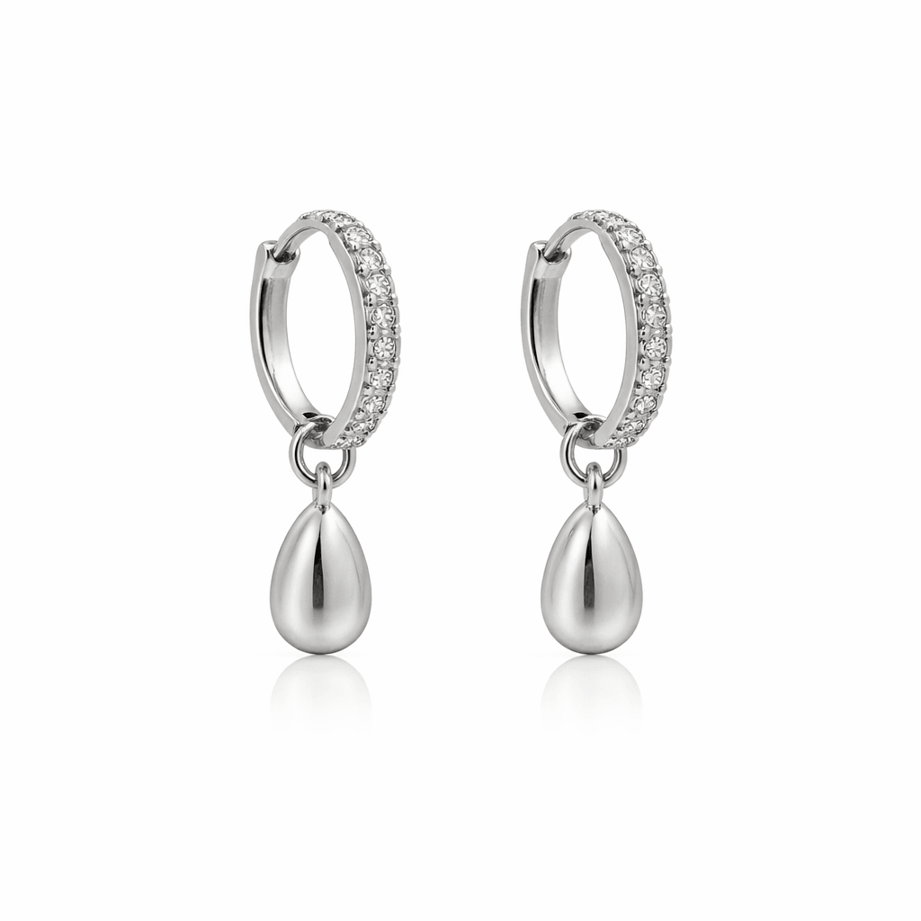 Shimmer Tear Earrings - Image 4