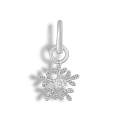 Alternative view of Snowflake Charm
