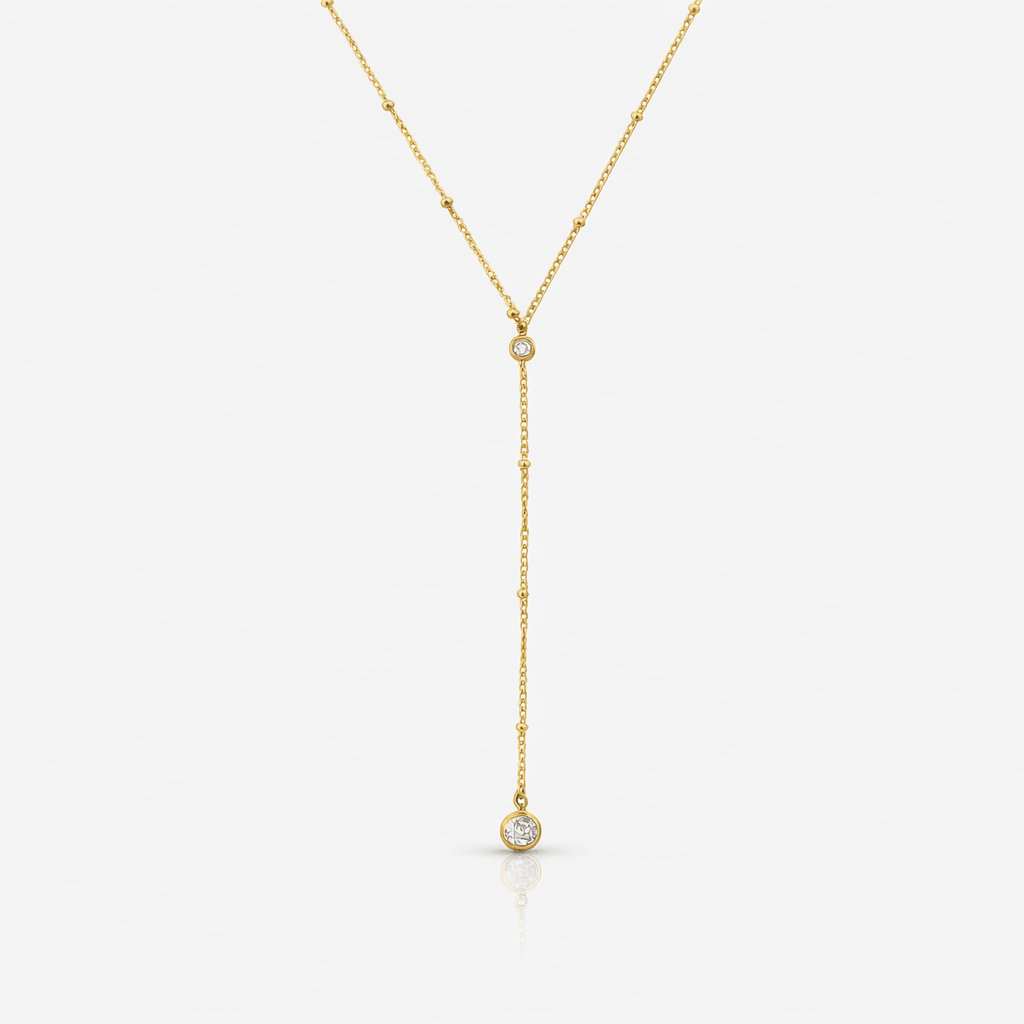 Raindrop Lariat Necklace - Image 3