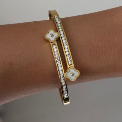Alternative view of Lucky Row Bangle