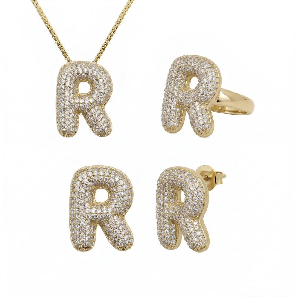 Adore Me Earring, Ring & Necklace 3 Piece Bundle - Image 5