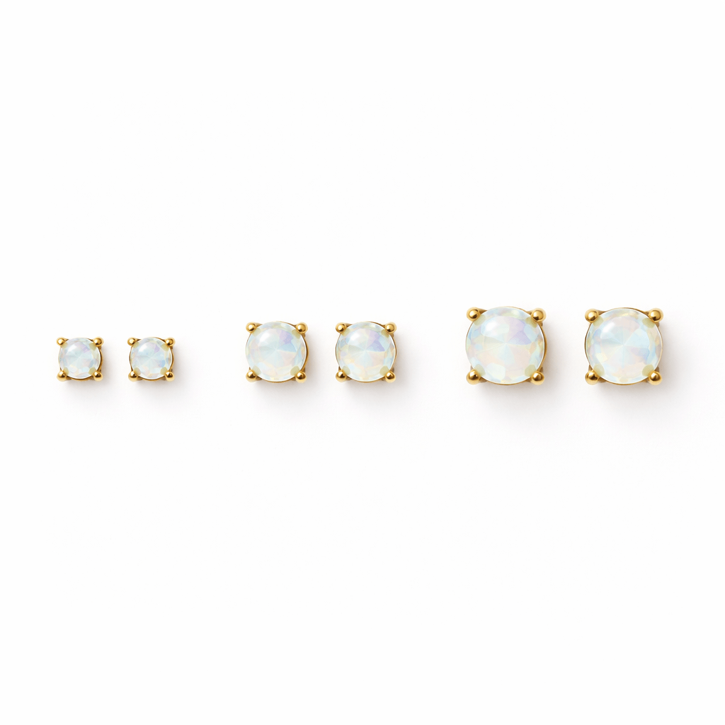 Fairy Dots Stud 3-Piece Earring Set - Image 2