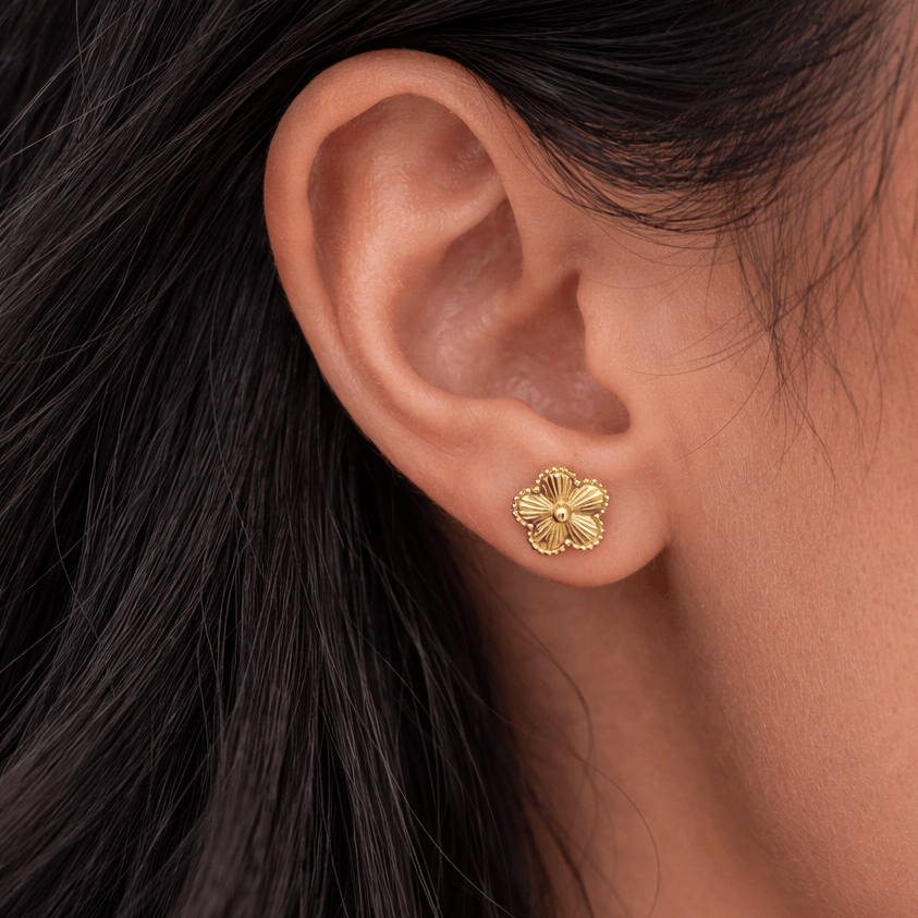 Lucky Bloom Stud Earrings