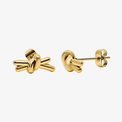 Alternative view of Knotty Babe Stud Earrings