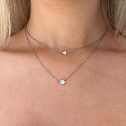 Alternative view of Whisper Shine Necklace 2 Piece Set