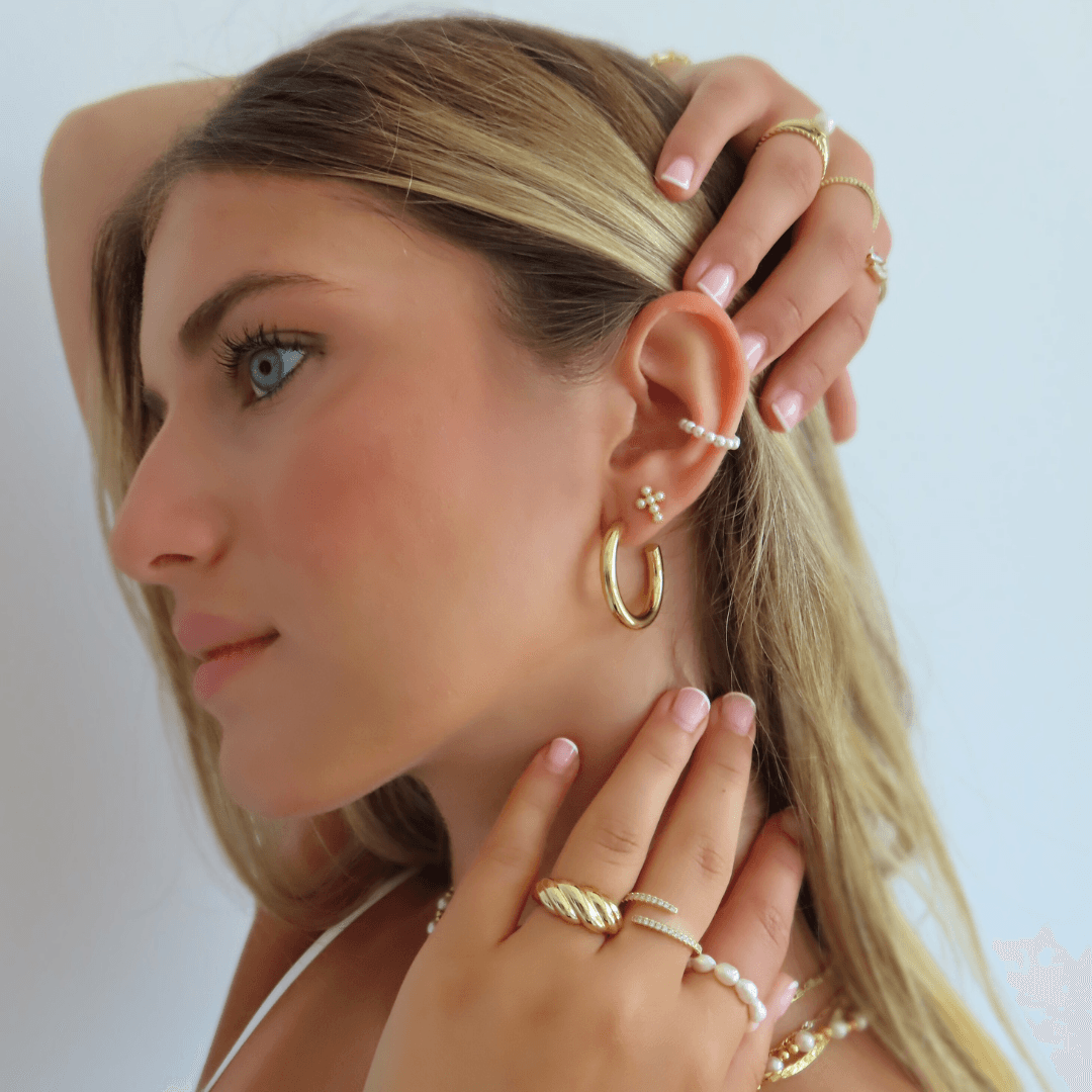 Sacred Pearl Earrings - Image 2