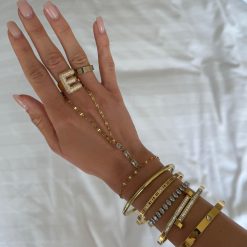 Alternative view of Golden Babe Hand Chain