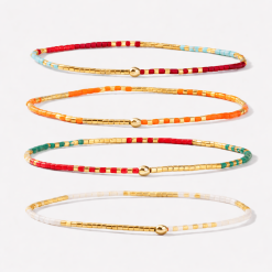 Alternative view of Happy Beads Bracelet: 4 Piece Bracelet Set