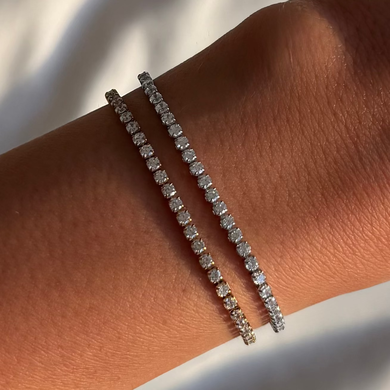Champagne Tennis Bracelet - Image 13
