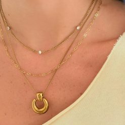 Alternative view of Aveline Layered Necklace