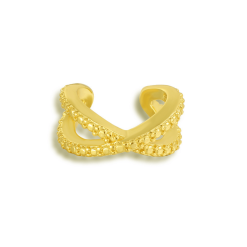Alternative view of Crossover Ear Cuff